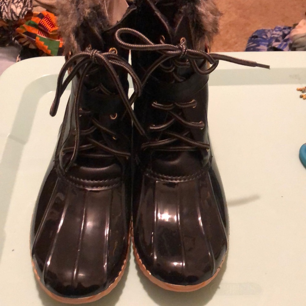 Rain/duck boots size 10 Nature Breeze